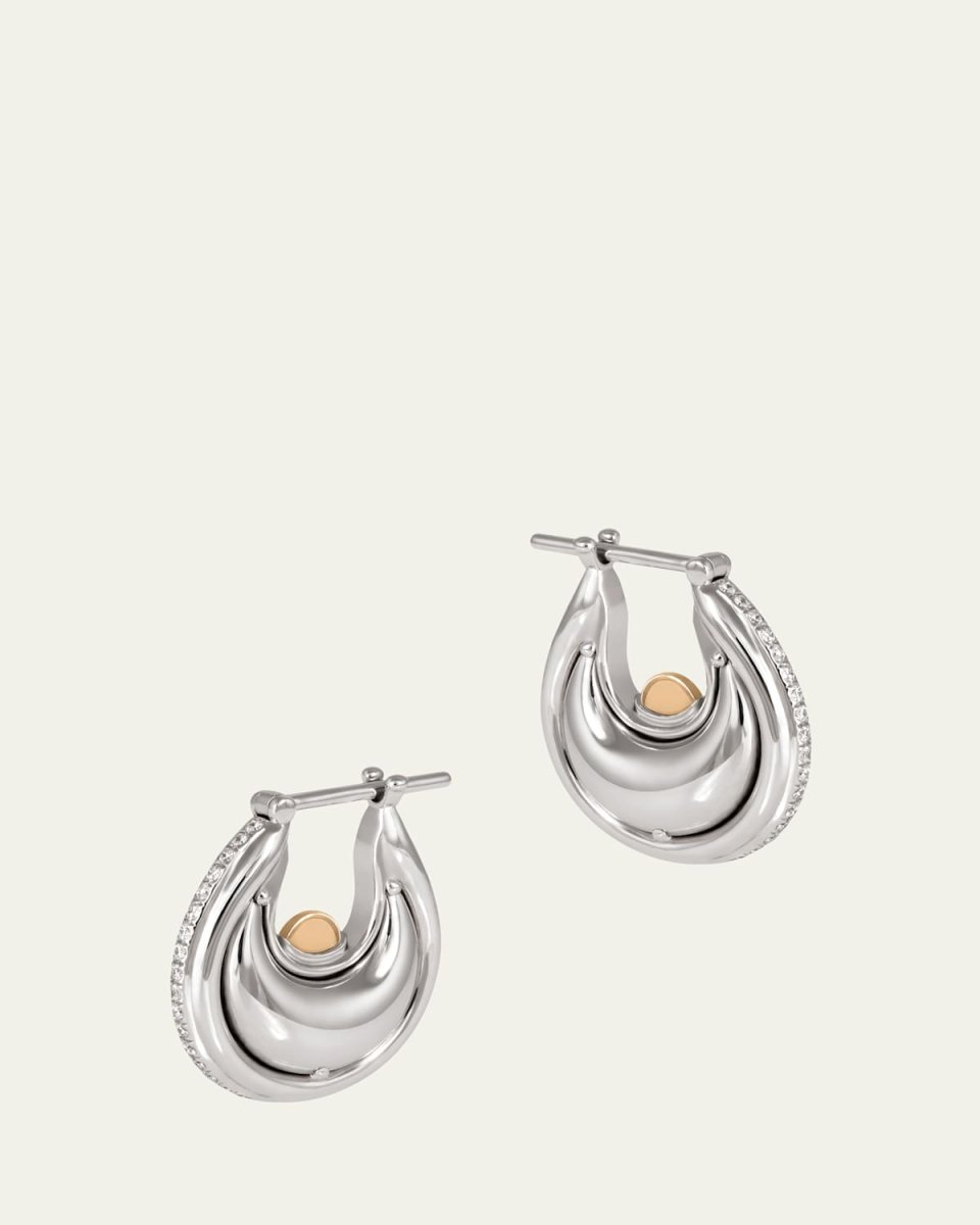 Diana Diamond Hoop Earrings